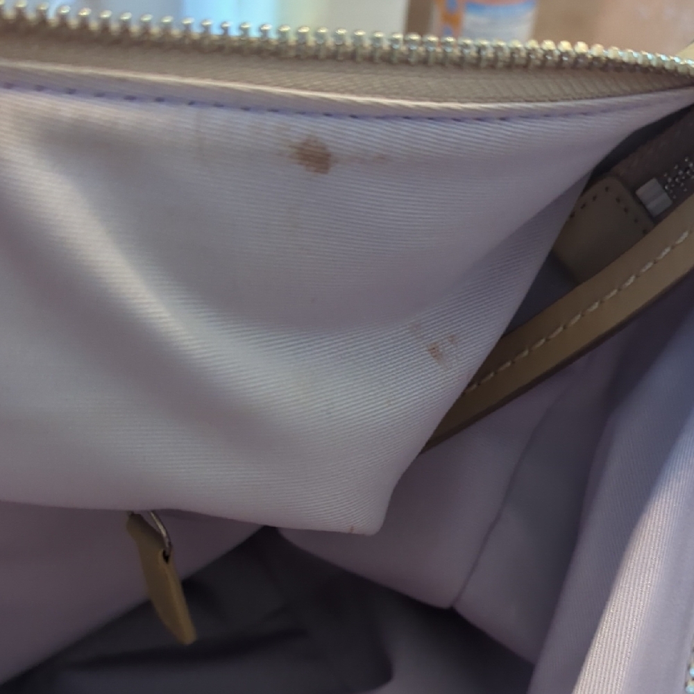 Coach Beige and Brown Signature Shoulder Bag - Picture 8 of 11